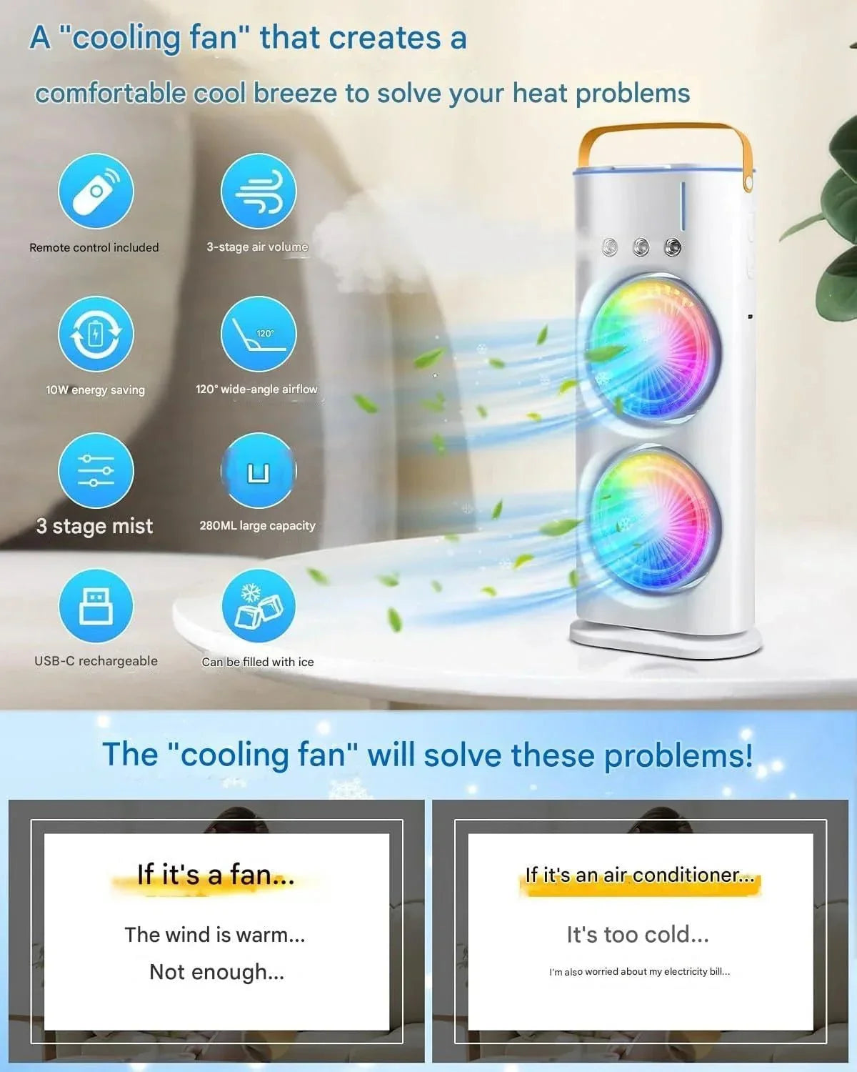 Double Ended Spray Fan - TIJARAT