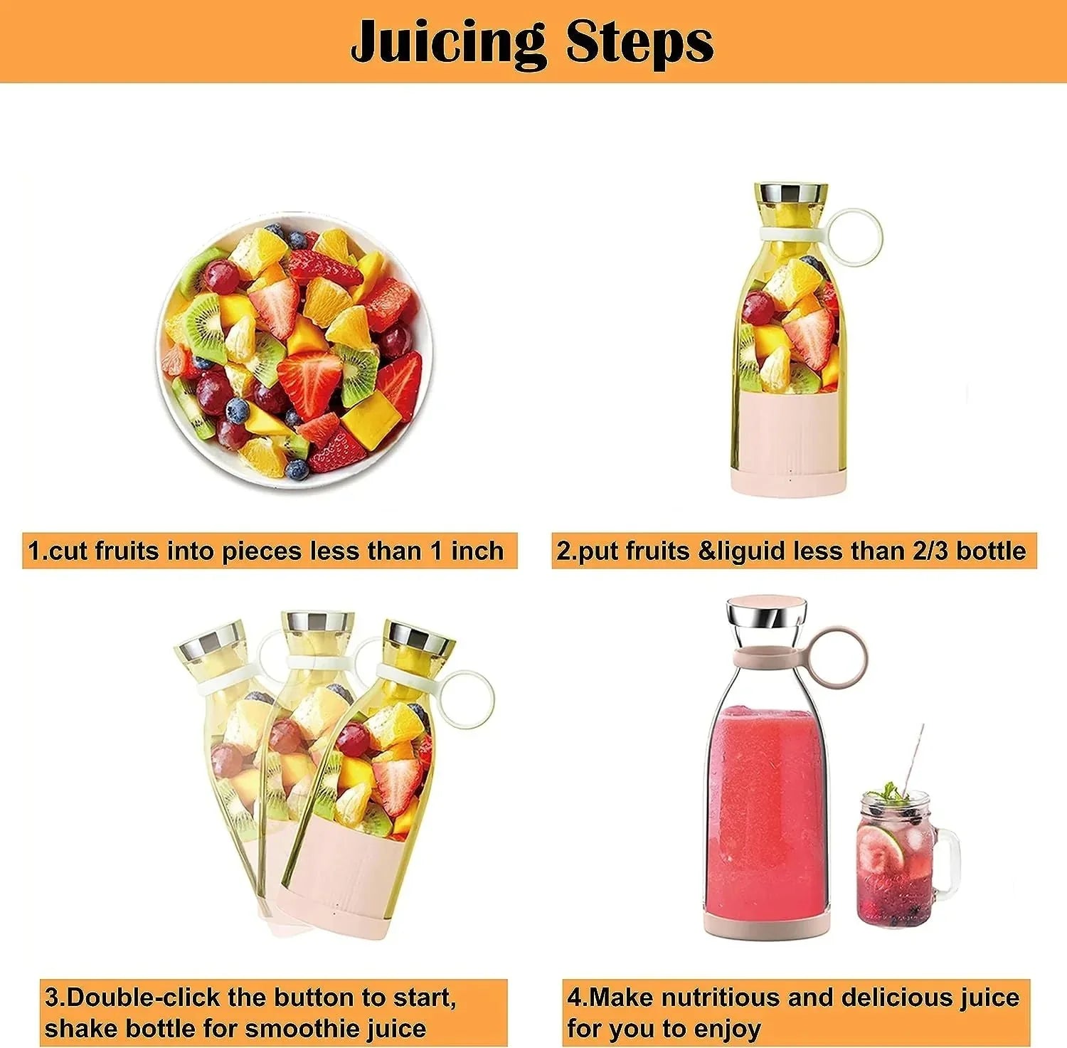 Portable Juicer Bottle - TIJARAT